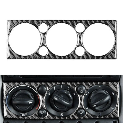 AC Switch Panel Cover Carbon Fiber for BMW Mini Cooper (2005-2006)