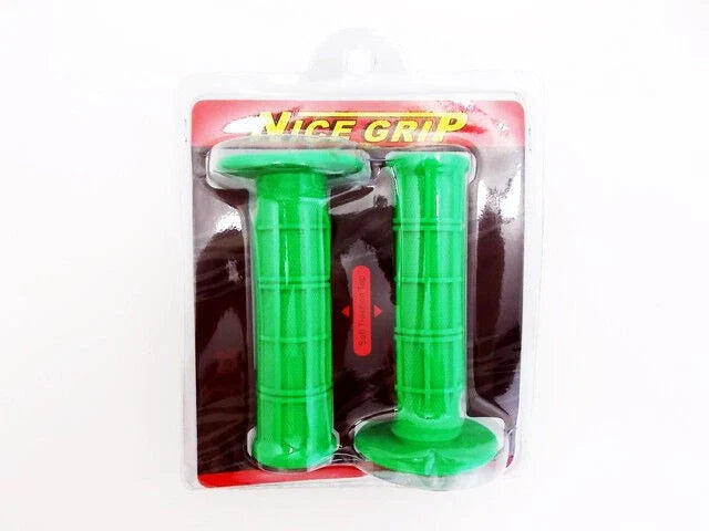 Kawasaki KX400 Green Hand Grip Set - Left & Right Pair
