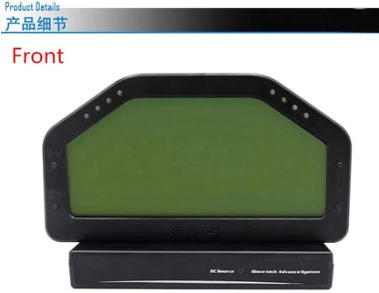 Dash Rally Race Gauge Sensor Set for Car with Bluetooth Digital LCD Display