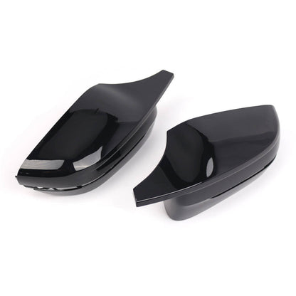 M Style Side Mirror Cover Caps for BMW 3 Series G20 G30 (2019–2023) Glossy Black