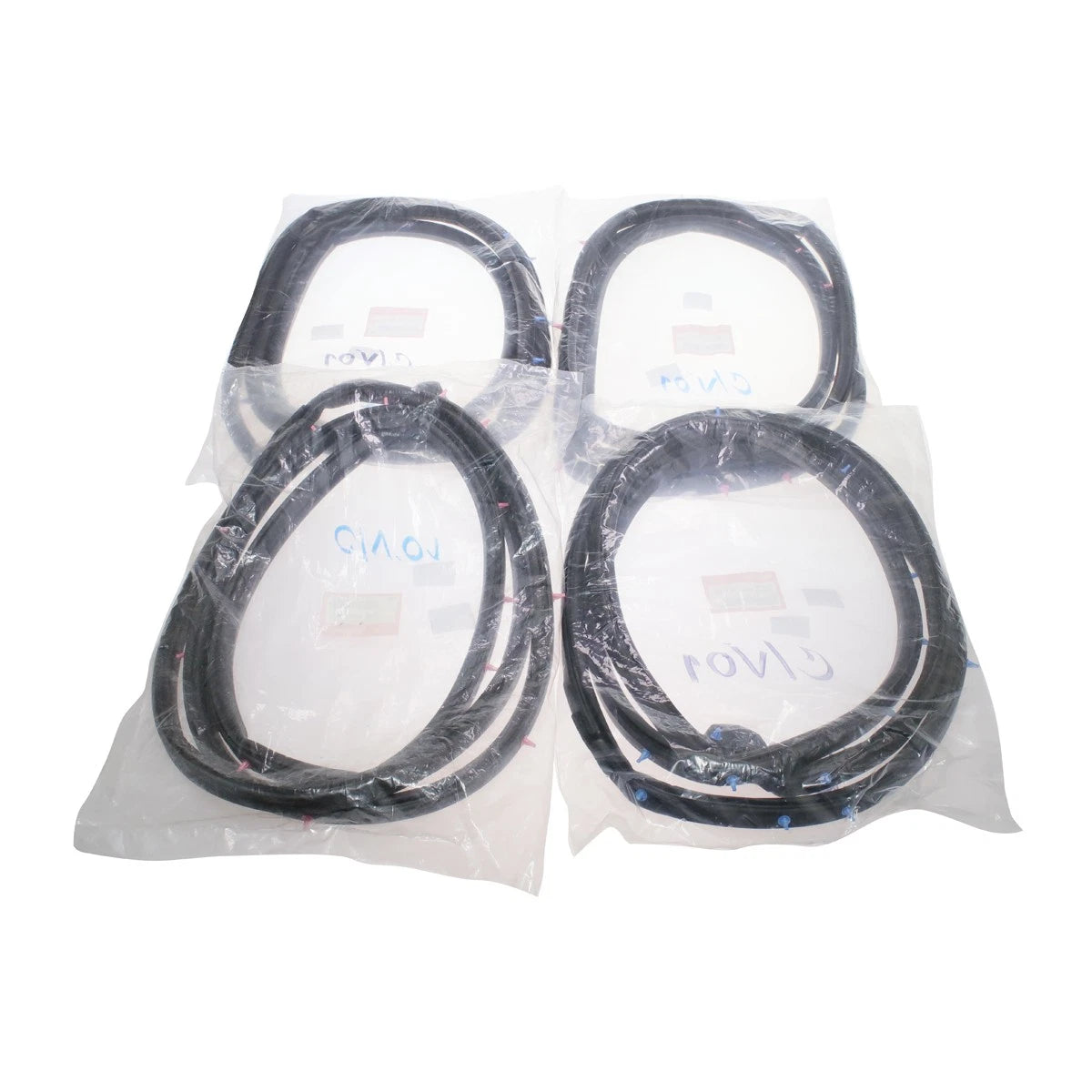 Set of 4 Weatherstrips for Honda Civic Ferio Sedan (2001–2004)