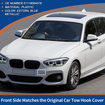 Front Tow Hook Cover for BMW F20 (2012–2019) No. 51118064578 Estoril Blue