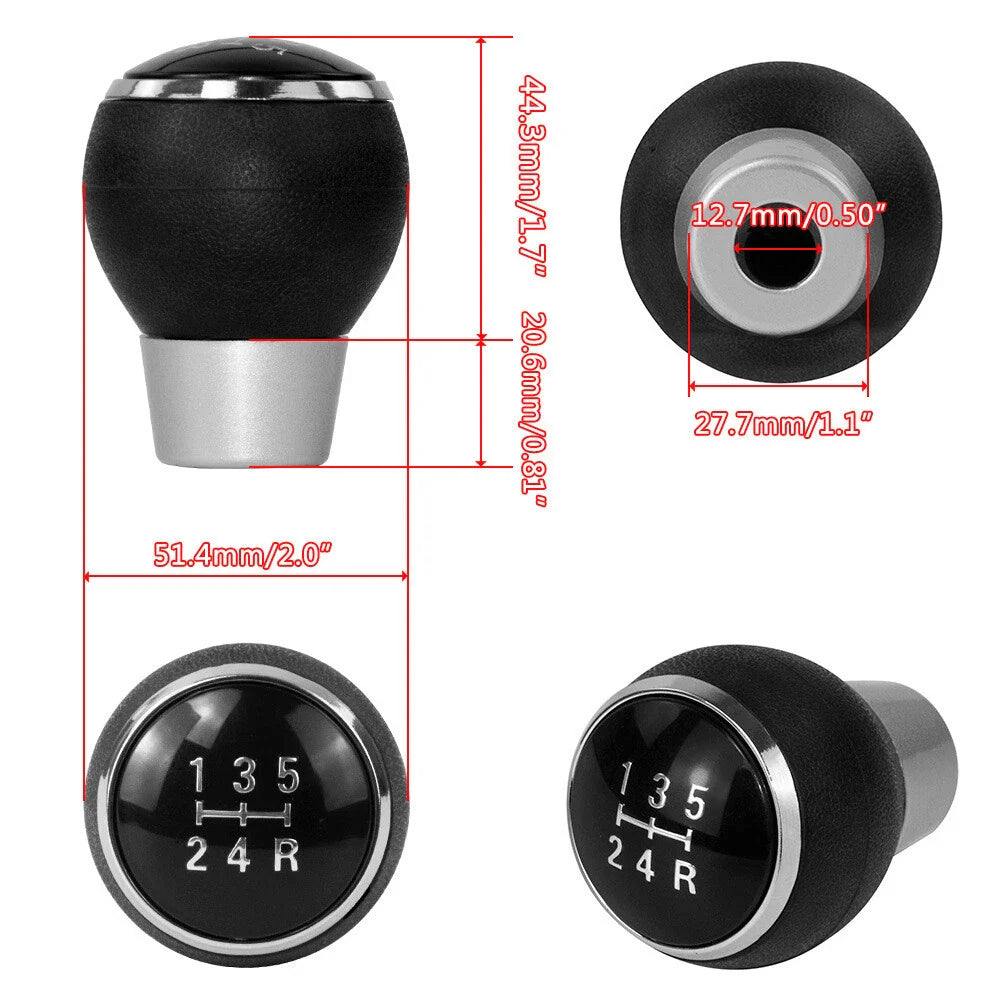 5 Speed Gear Shift Knob for Mitsubishi Lancer EX EVO GTS ASX (2000-2017)