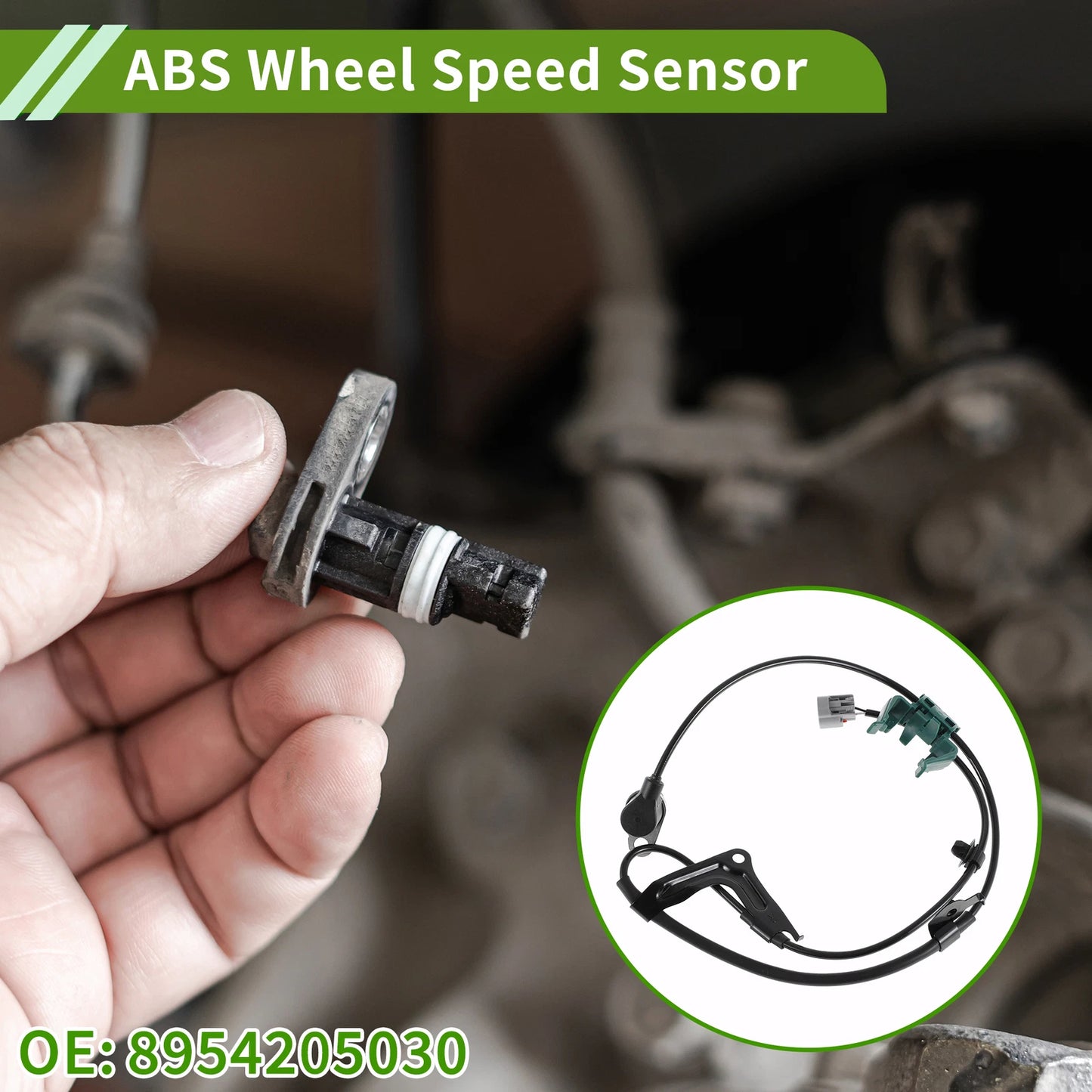 ABS Wheel Speed Sensor No. 8954205030 for Toyota Avensis Estate (1997–2003)