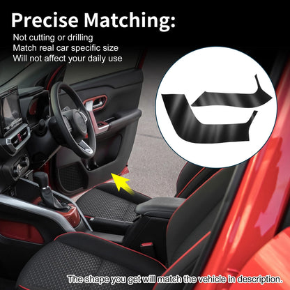 Faux Leather Anti Kick Pad Sticker for Daihatsu New Rocky (A200/A210)