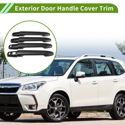 Exterior Door Handle Cover Trim for Subaru Crosstrek (2018–2024) Glossy Black