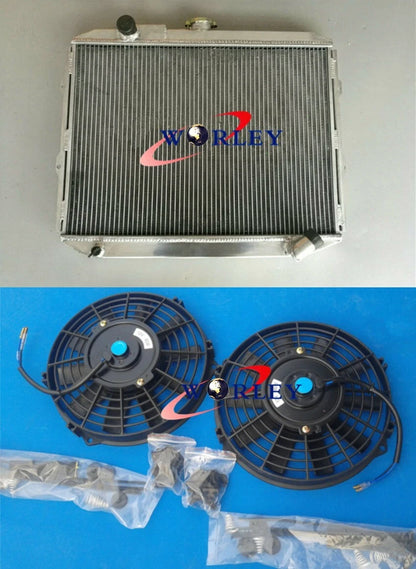 Alloy Radiator & Fan for Mitsubishi Pajero/Mentero (L04-G, L041G, L049G)