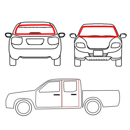 Complete Weatherstrip Seal Set for Toyota Hilux (1972–1978)