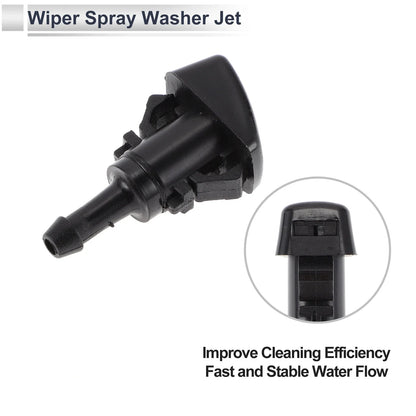 Windshield Washer Nozzle & 6 x Hose Connectors for Dodge