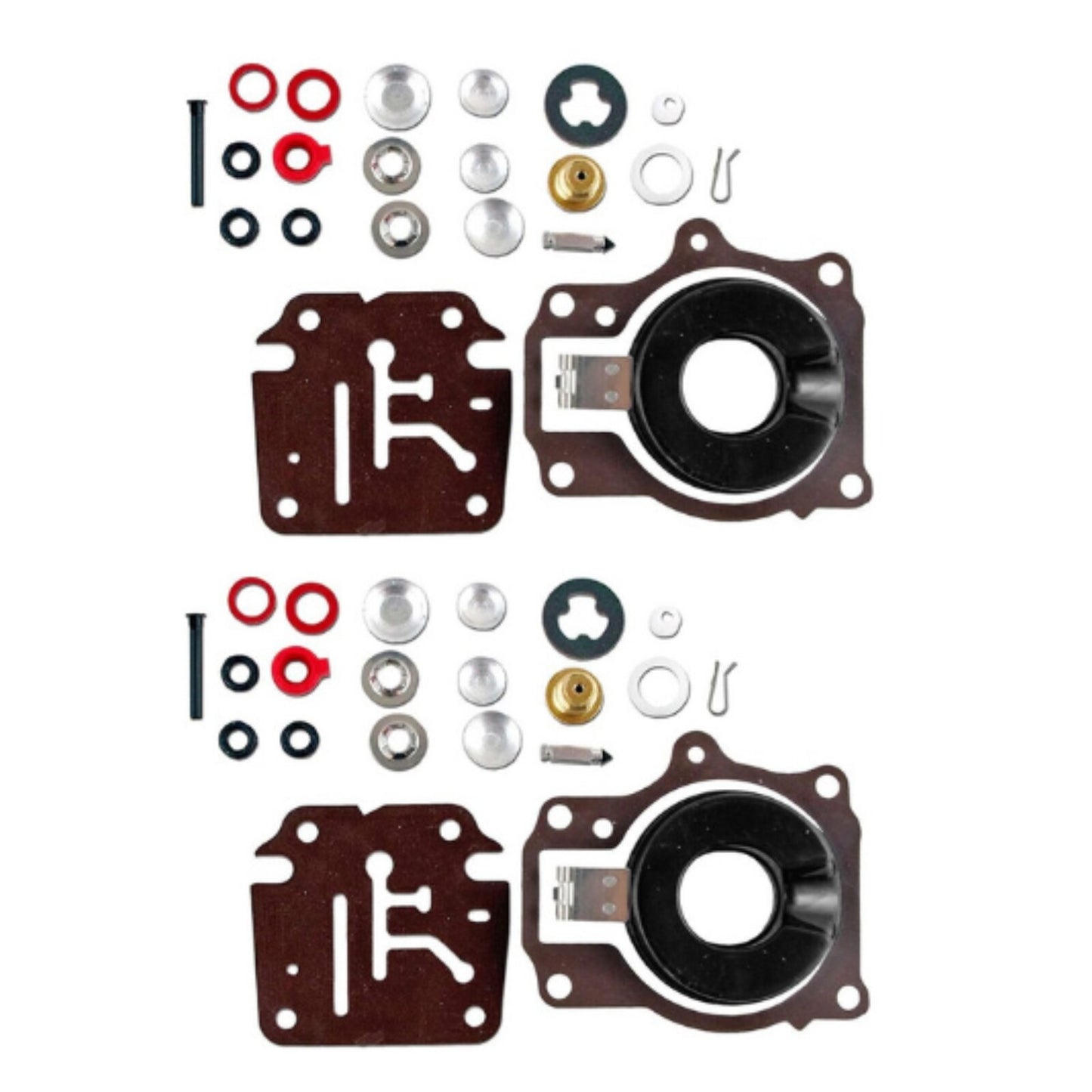 Set of 2 Carburetor Rebuild Kits for Johnson Evinrude 40-48 HP