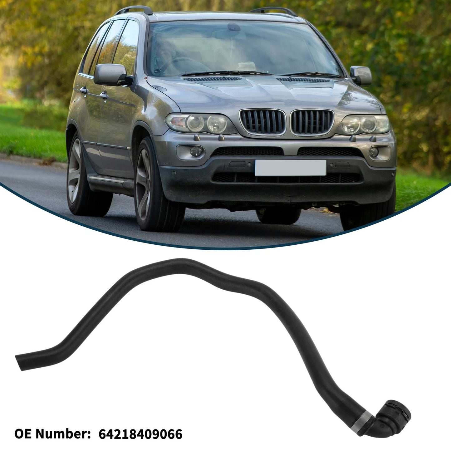 Radiator Hose No.64218409066 for BMW X5 (2000–2003) Cooling Pipe