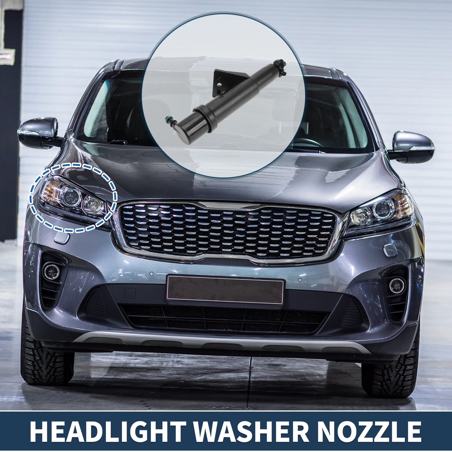 Front Passenger Headlight Washer Nozzle for Mercedes-Benz R350 (2007–2012) No. 2518600647