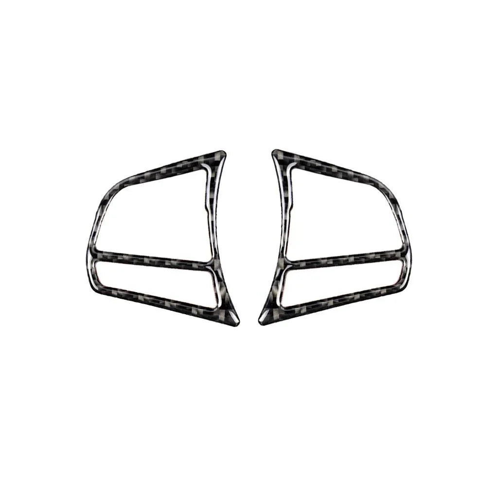 Button Frame Cover Trim Carbon Fiber for BMW F20/21/30/32/34 (2011–2020)