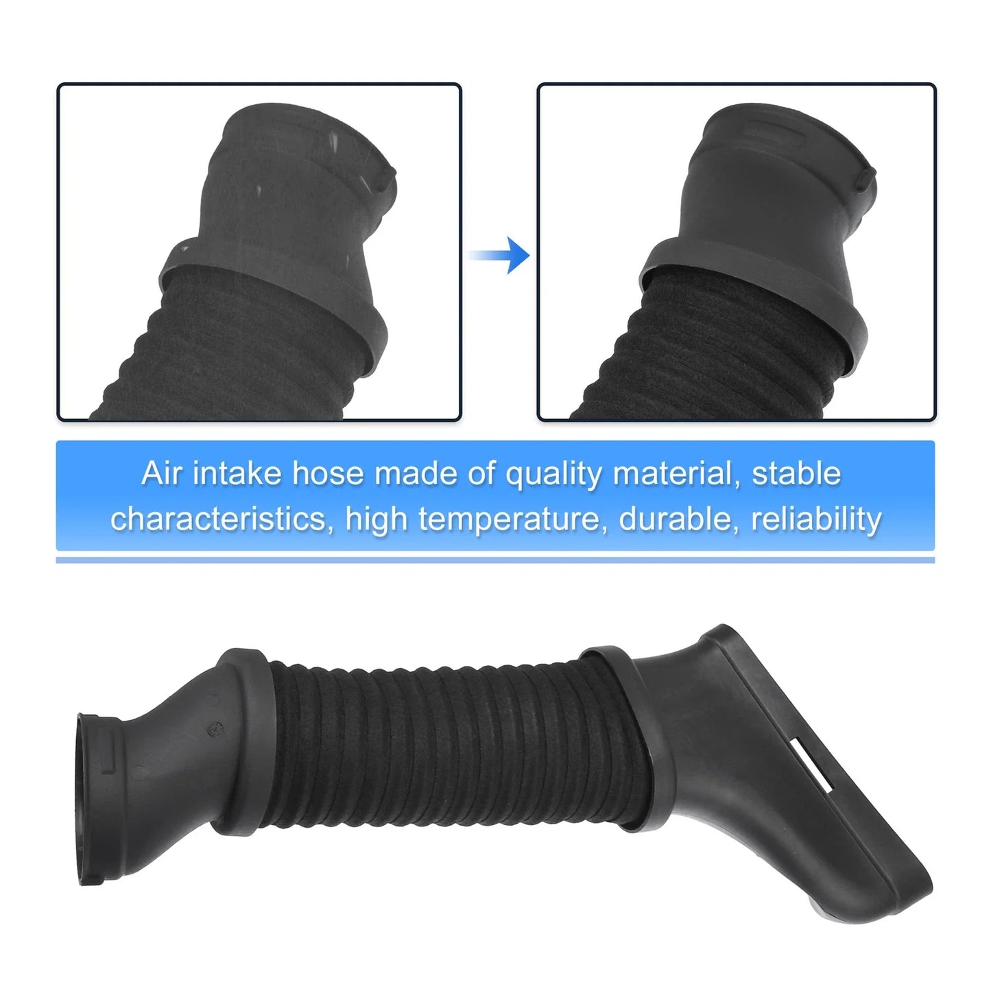 Car Air Intake Hose Tube for Mercedes-Benz CLS550 CLS63 (2012-2014) Black