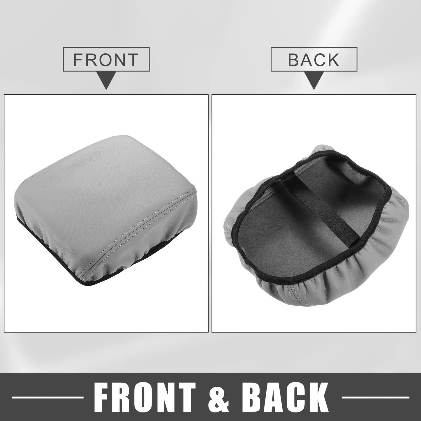Car Center Console Armrest Cover Trim for Honda CR-V (2017-2022) Gray
