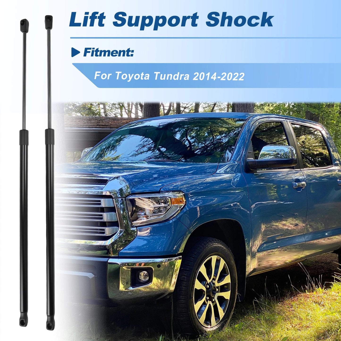 Set of 2 Front Hood Struts for Toyota Tundra (2014–2022) 53440-0C030