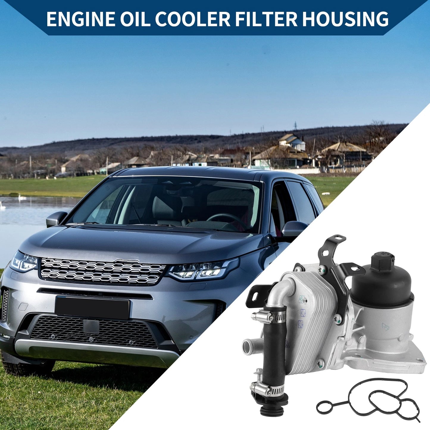 Oil Filter Housing for Land Rover Freelander 2 2.2 Diesel (2006–2014) No.LR006653