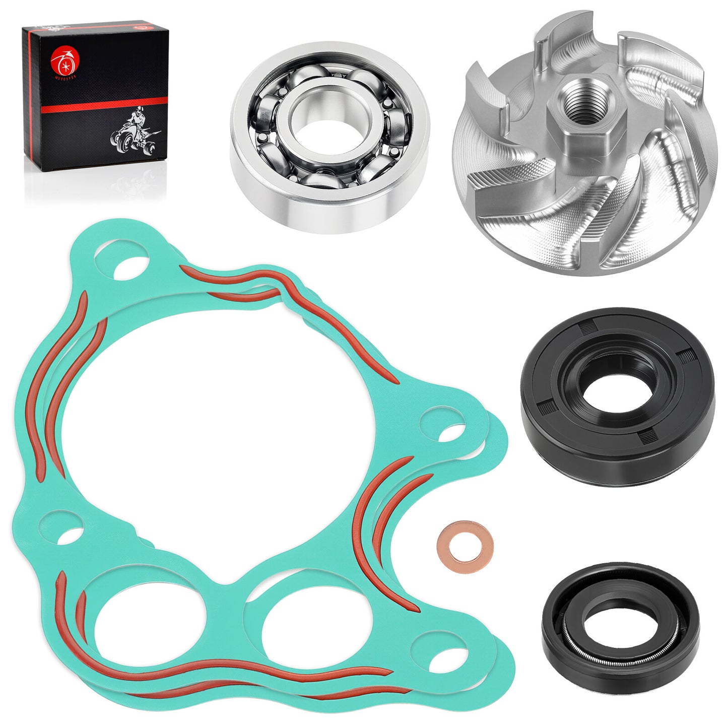 Water Pump Impeller Gasket Kit for Honda CR500R (1986–2001)