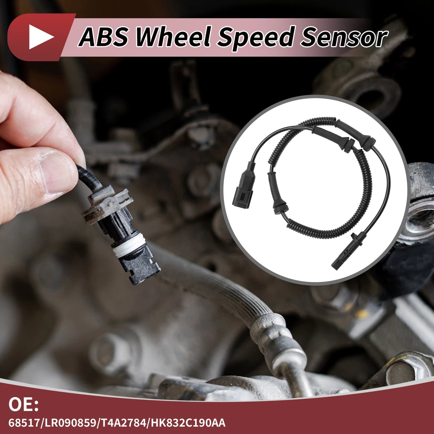 ABS Wheel Speed Sensor No. 68517 for Land Rover Range Rover Velar (2018–2023)
