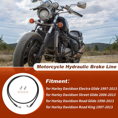 59" Brake Hose Oil Line for Harley Davidson Electra Glide