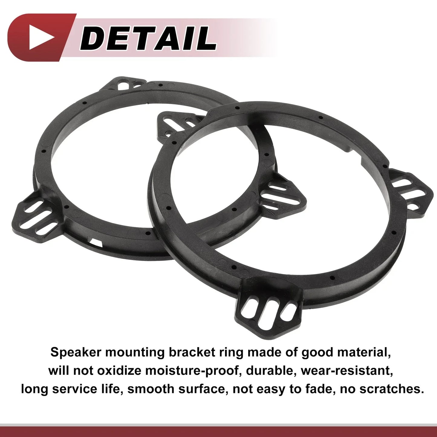 Speaker Spacer Ring Adaptor for Honda Civic 2001-2005 Rear 6.5" (2 Pcs)