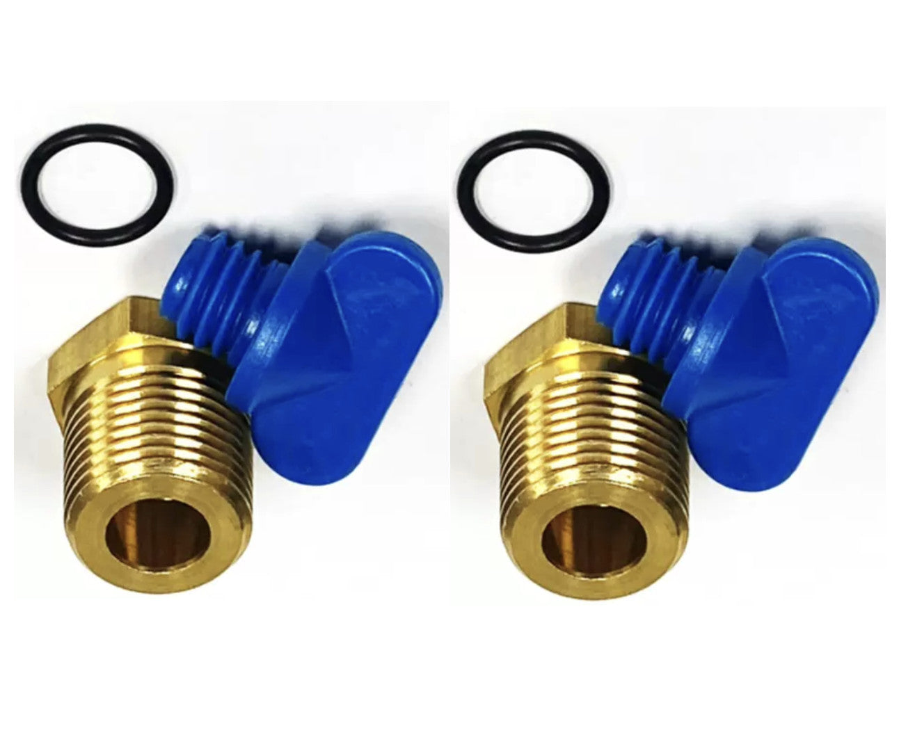 2Pcs Exhaust Manifold Drain Plug Kit for Volvo Penta (4.3–8.2L)