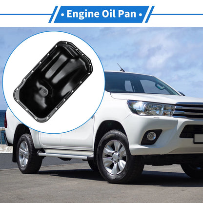 Engine Oil Pan for Toyota Tundra (2000–2004) No.1210162070/264315 Steel Black