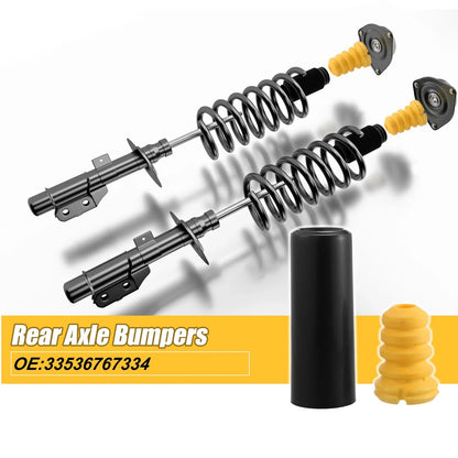 Set Rear Jounce Bumper Axle Bumpers for BMW 128i (2007-2013)