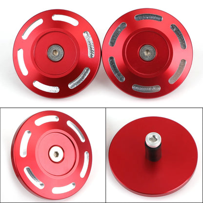 Pair Red Hole Frame Cap for BMW S 1000 XR (2015–2018)