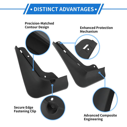Set of 4 Mud Flaps for Chevrolet Equinox (2025–2026)