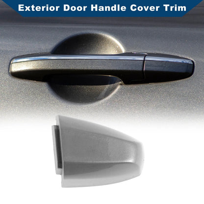 Exterior Door Handle Cover Trim for BMW X1 X5 F15 X6 F16 Silver Tone (14-19)