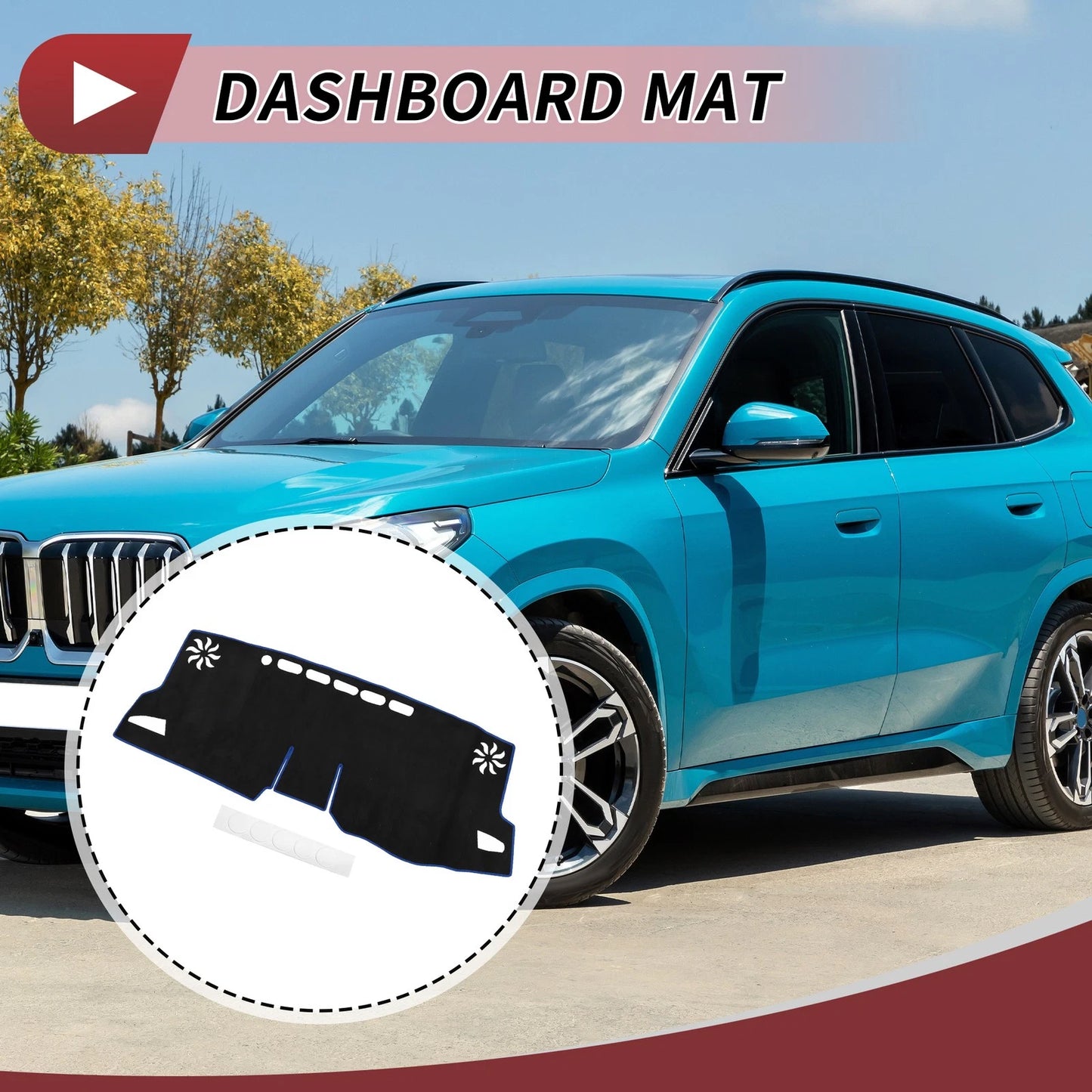 Dashboard Dash Cover Mat for Toyota Corolla, Toyota Cross 10 Series