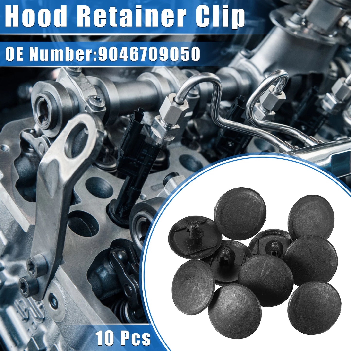 10 Pcs Hood Retainer Clip for Toyota Lexus