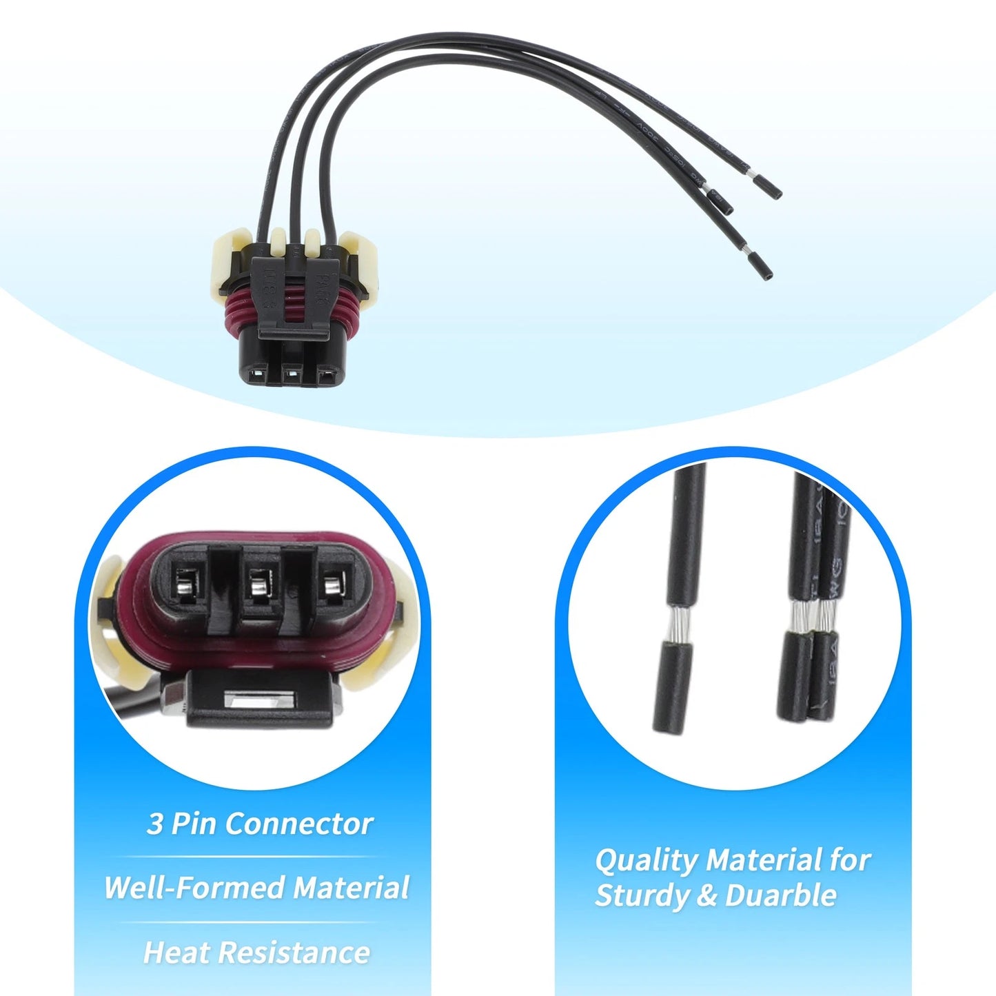 Camshaft Position Sensor Connector Plug Pigtail for Chevrolet