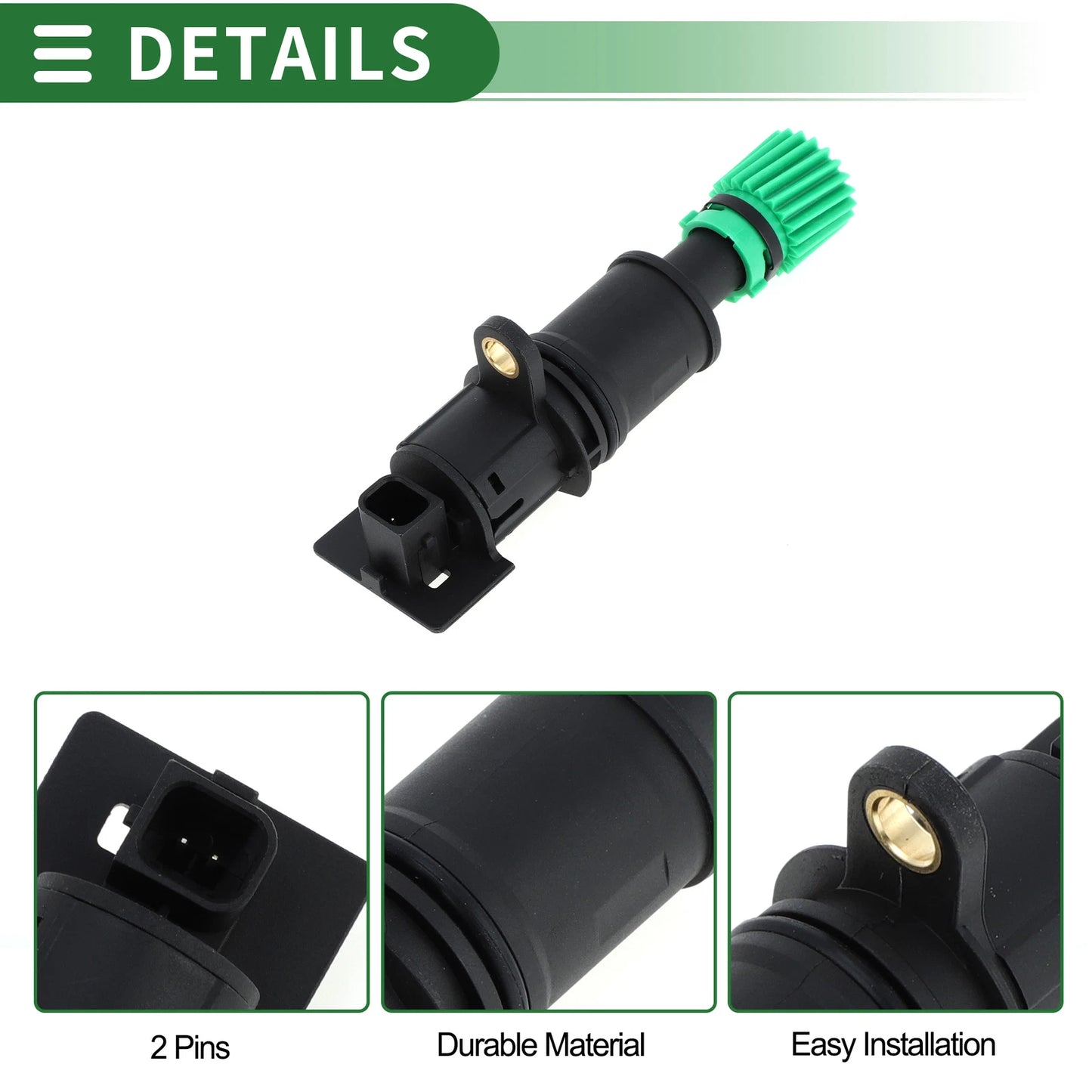 Transmission Speed Sensor for Nissan NV350 Caravan (No.32702VZ21B) 1 Pc Black