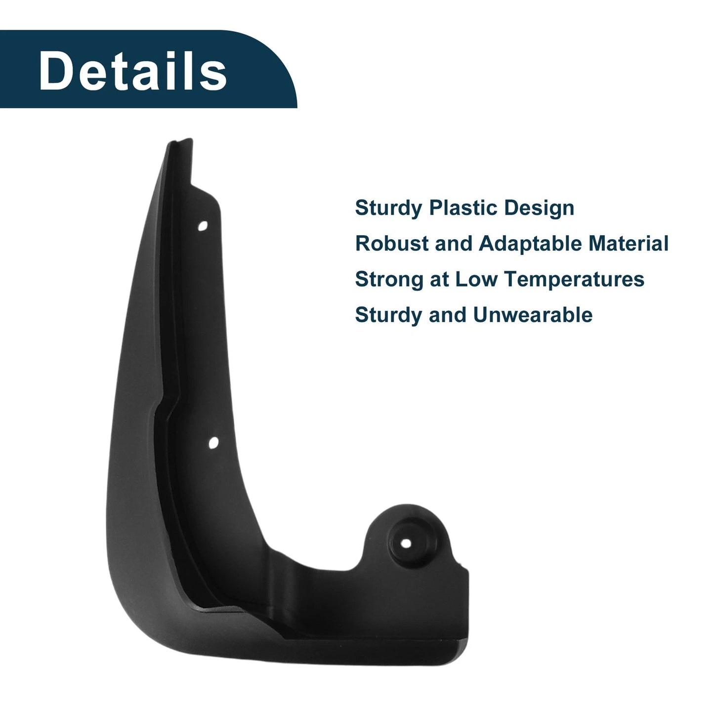 Set of 4 Mud Flaps Splash Guards for Skoda Yeti (2016–2019)
