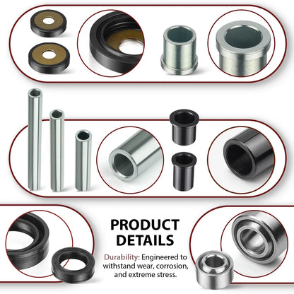 Rear U/L A-arm Bushing Shaft Kit 2 x Honda Rincon TRX650 TRX680 (2003–2013)