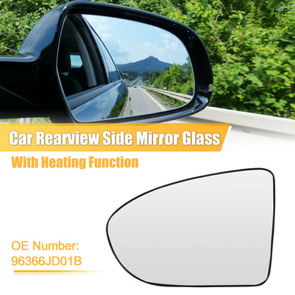 Left Side Heated Mirror Glass for Nissan Qashqai (No. 96366JD01B)