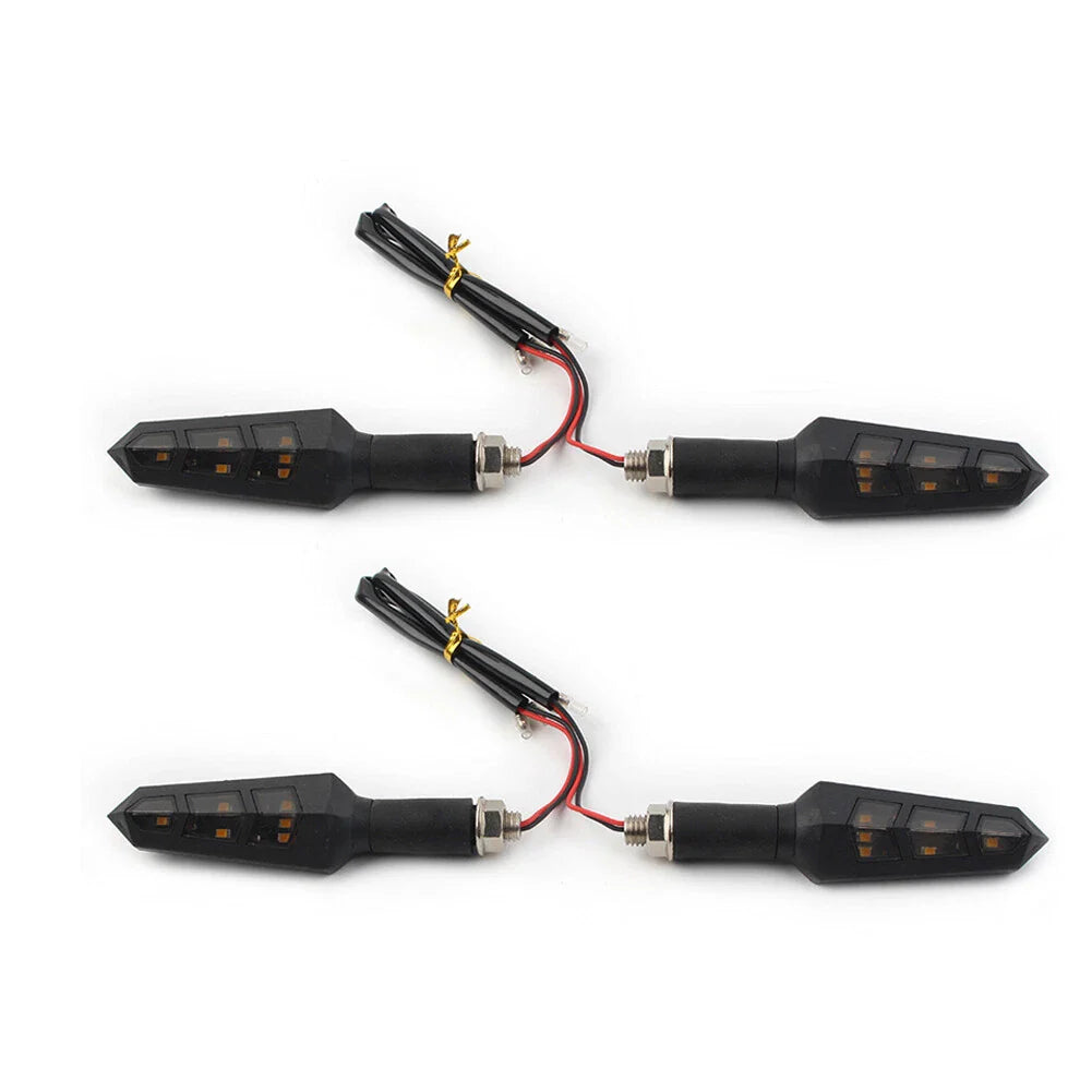 4 x Motorcycle LED Turn Signal Lights for Universal Scooter