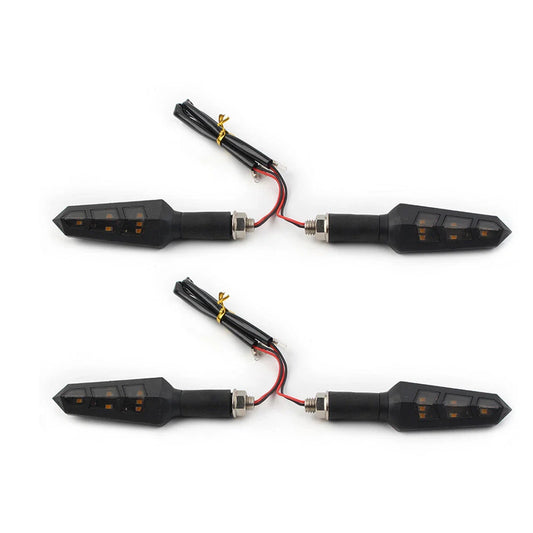 4 x Motorcycle LED Turn Signal Lights for Universal Scooter