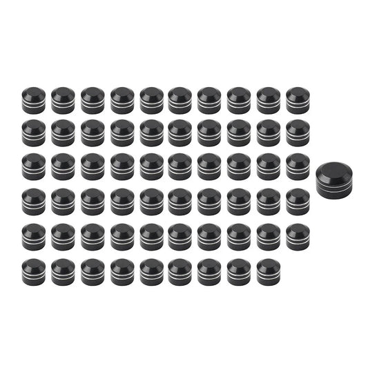 60 x Motorcycle Chrome Engine Bolt Caps Covers for Harley Twin Cam (1999-2017)