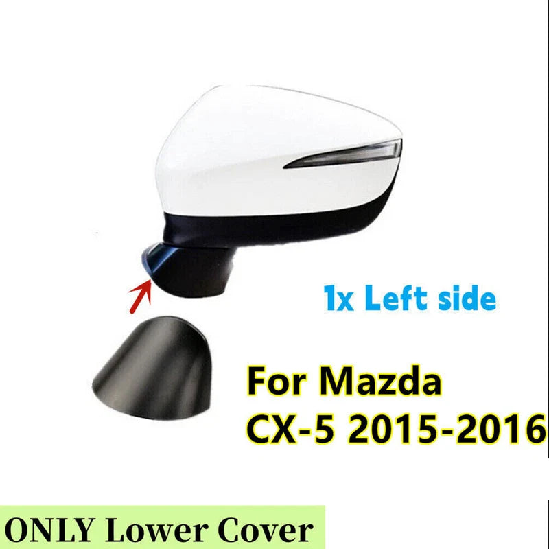 Left Driver Side Rearview Mirror Lower Cover for Mazda CX-5 (2015–2016)