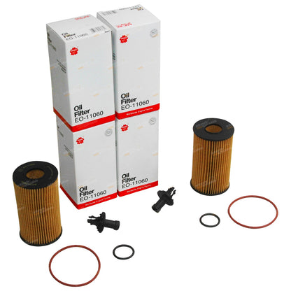 Set of 4 Oil Filters for Toyota Landcruiser 200 Series (2007–2015)