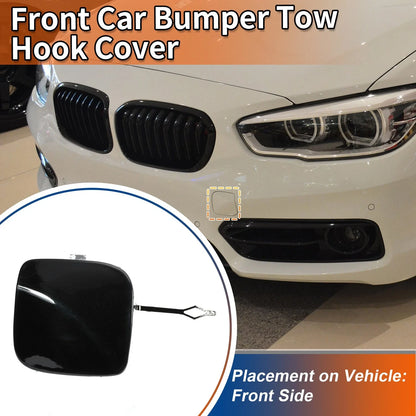 Front Bumper Tow Hook Cover for BMW 1 Series Black Sapphire