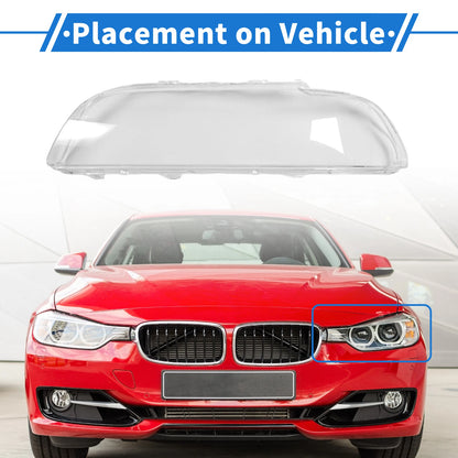 1 Pc Headlight Lens Cover for BMW 5 Series E39 (1996–2003) No. 63128375301