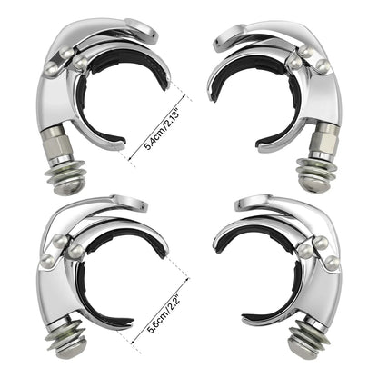 54mm 56mm Windshield Clamps for Harley Low Rider S FXLRS ST FXLRST (2020-2025)