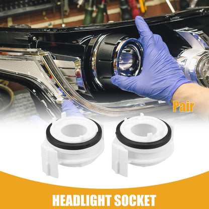 1 Pair LED Headlight Retainer Holder Socket for BMW E46 (1998–2006)