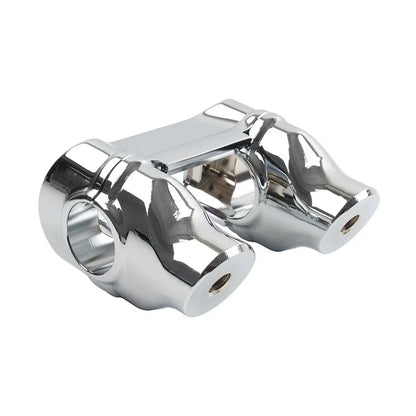 2" Handlebar Riser 1 1/4" Bar Clamp Chrome for Harley Softail