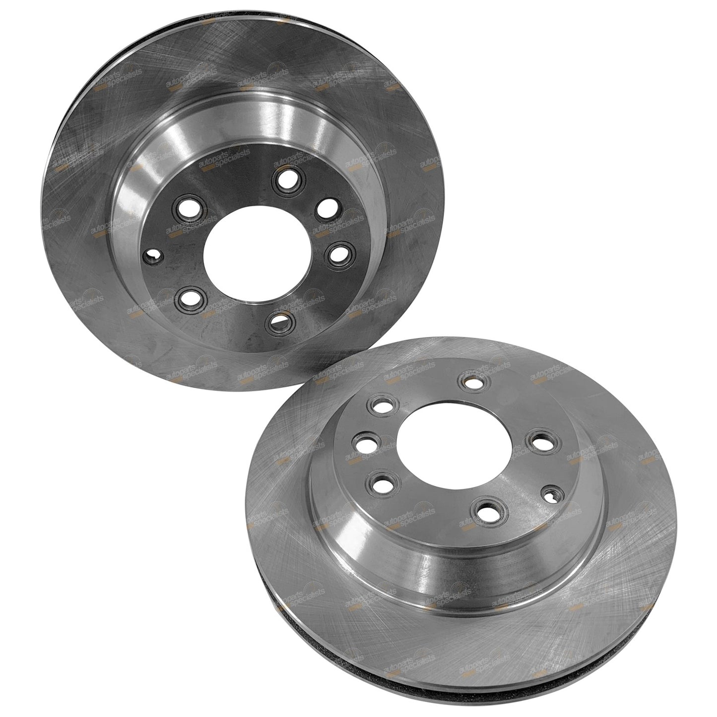 2x Rear Disc Brake Rotors for Audi Q7 (2006–2010) 330mm