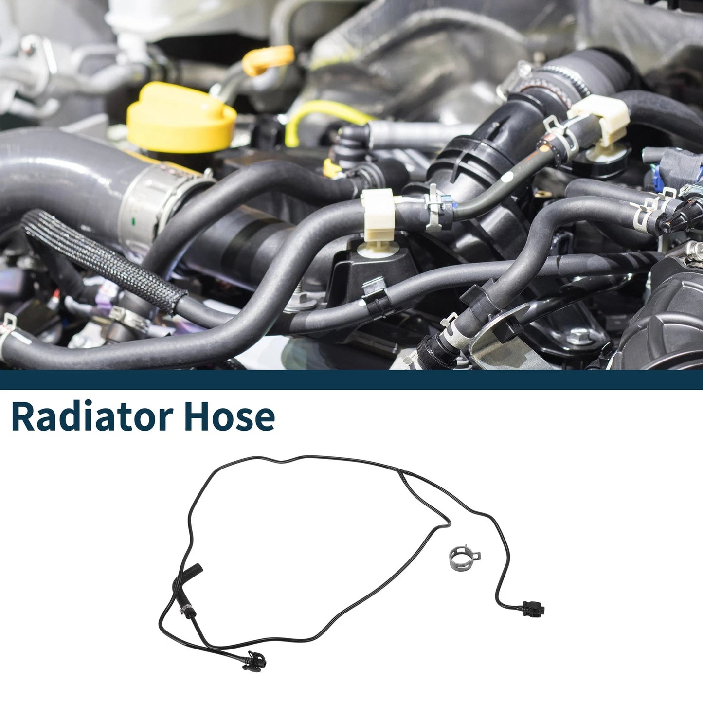 Radiator Hose No. ED818C012AE for Ford Escort (2015) Rubber Coolant Pipe